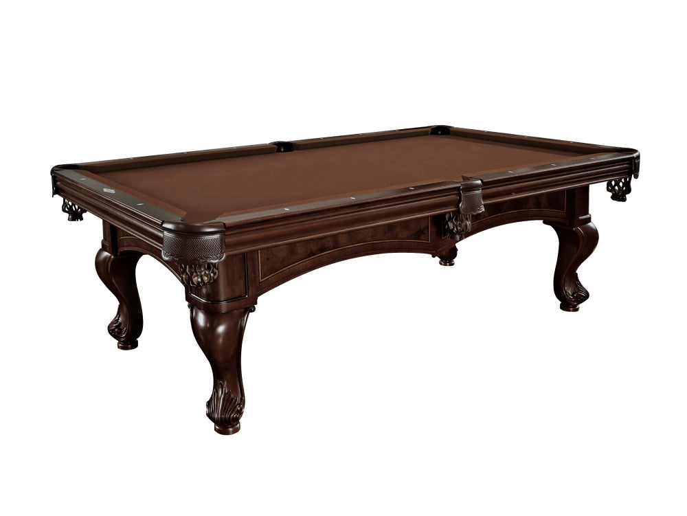 Brunswick Santini 8 ft Espresso with Brown cloth