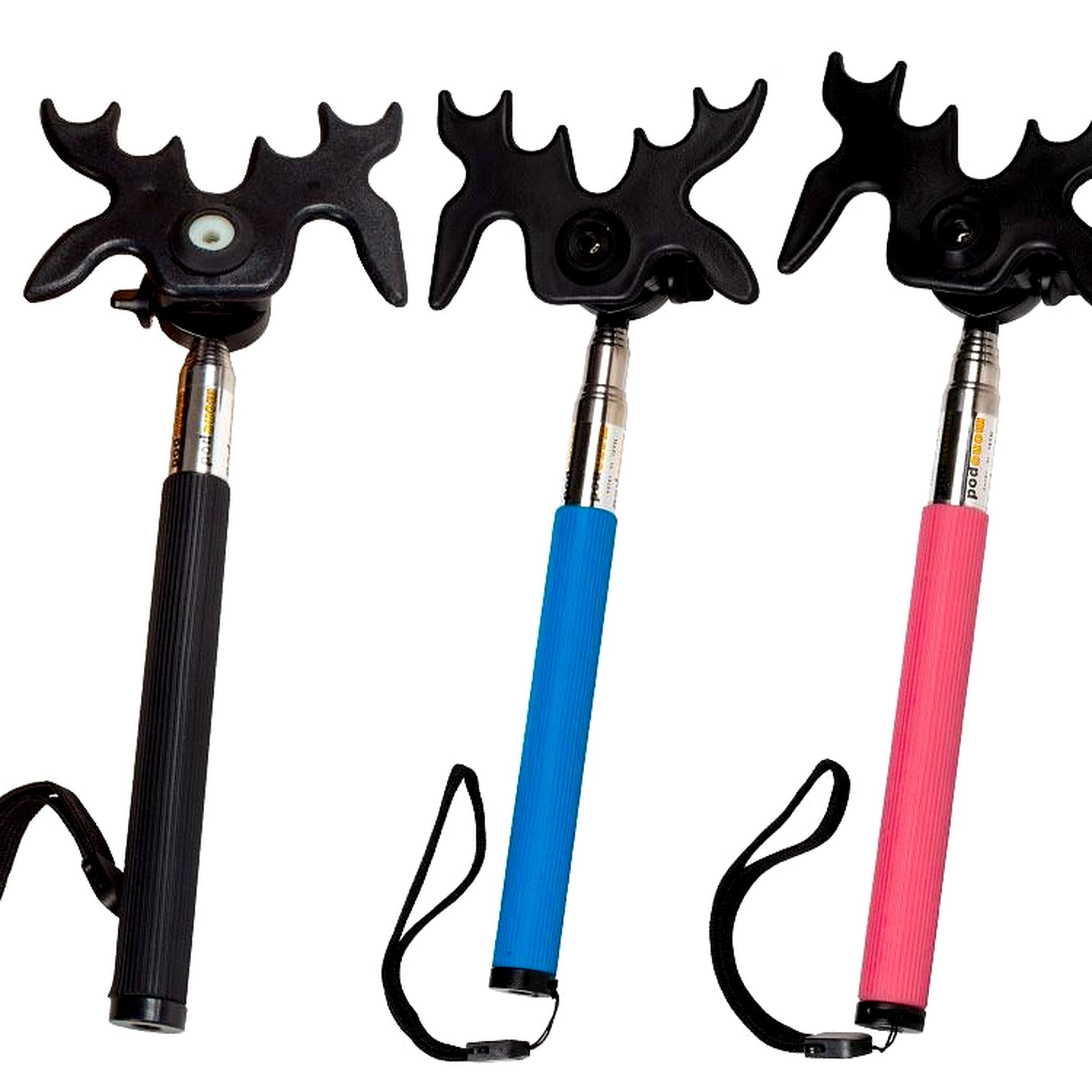 Retractable selfie stick bridge cue