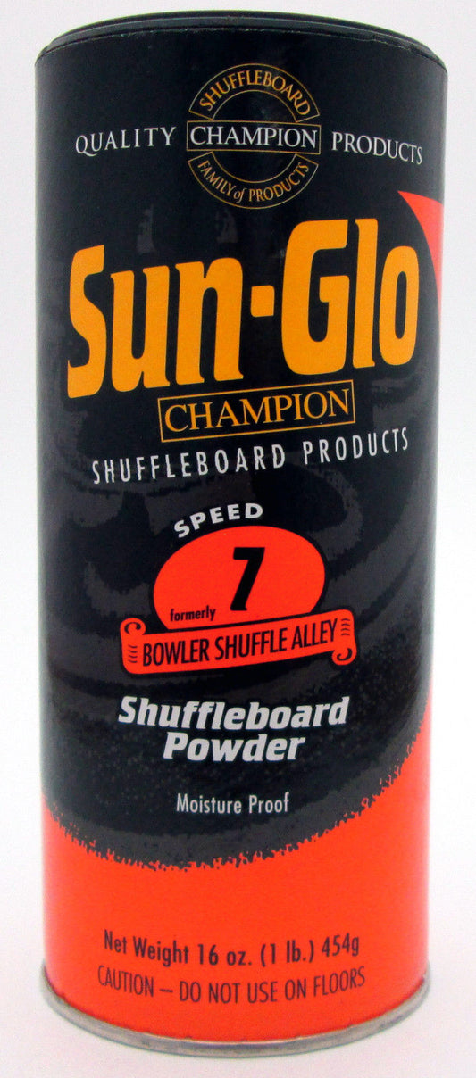 Sun-Glo shuffleboard speed powder