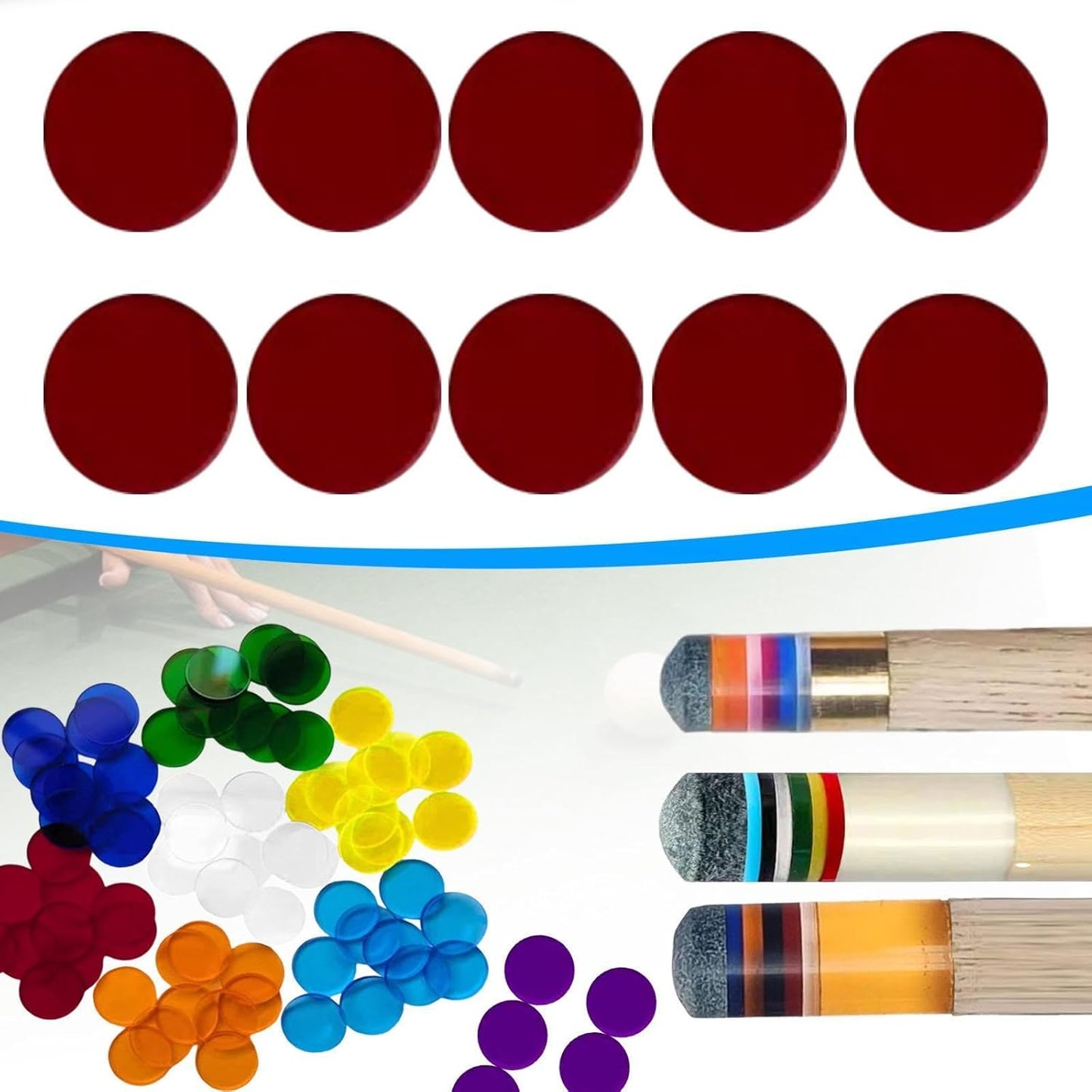 Acrylic Cue Tip Pad