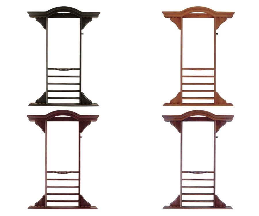 Cuestix WR8 deluxe 8 cue wall rack