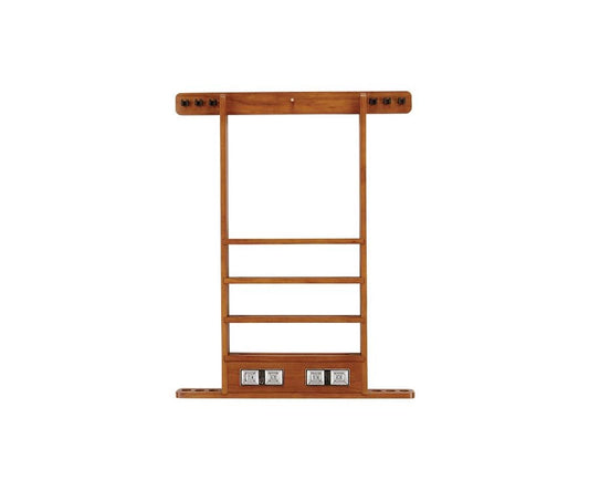 Cuestix WRSC 6 cue deluxe wall rack with score counter
