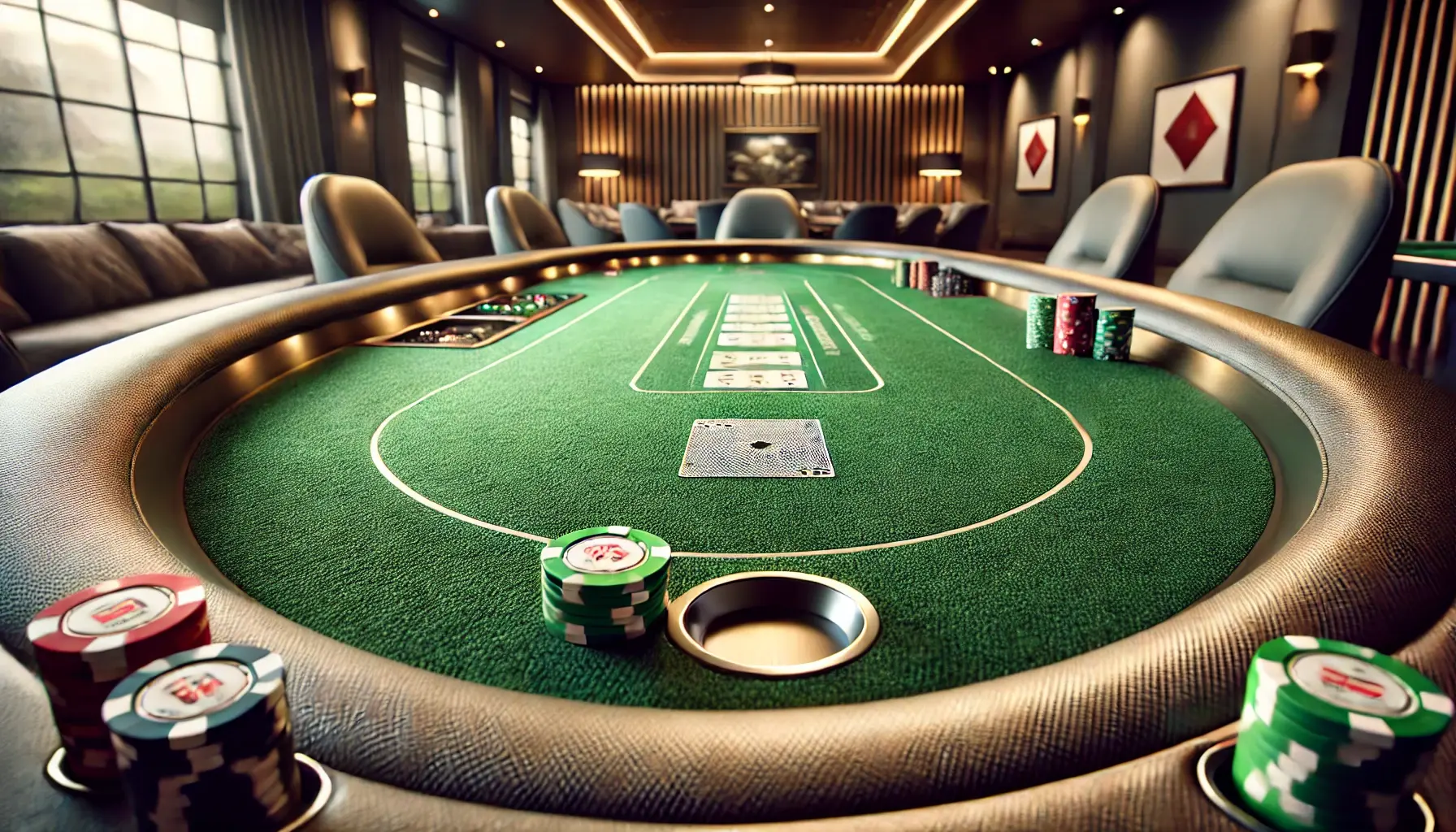 round-poker-table-in-a-well-decorated-room-front-view