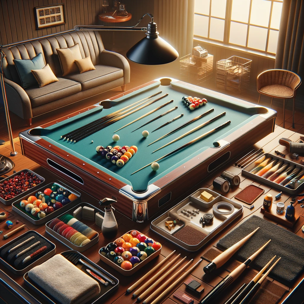 Pool Table Accessories and Maintenance
