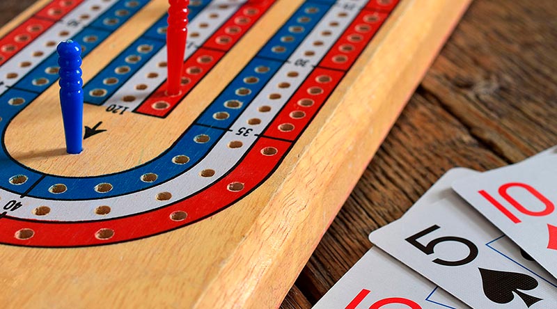 cribbage board game sold at front range pool company 